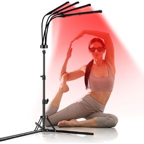 Shyineyou Red Light Therapy for Body, 940&850&660nm 180LEDs Infrared Light Therapy Device with Stand, Red Light Therapy Lamp for Leg, Back at Home