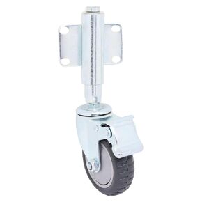 Spring Loaded Heavy Duty Gate Support Wheel for Wooden Gate, Metal Tube Gate, Farm Gate, 170 Lbs Load Capacity (4 Inch)