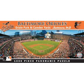 MasterPieces MLB Baltimore Orioles Stadium Panoramic Jigsaw Puzzle, Camden Yards, 1000 Pieces