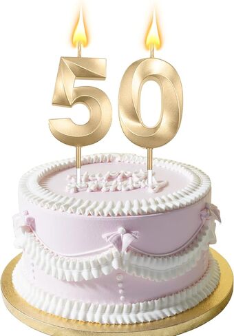 60th Birthday Candles, Number 60 Candles, Happy Birthday Cake Topper 60 Candle 60th Birthday Decorations for Men Women Birthday Theme Party Wedding Anniversary Celebration Decorations(Champagne Gold) in Saudi Arabia