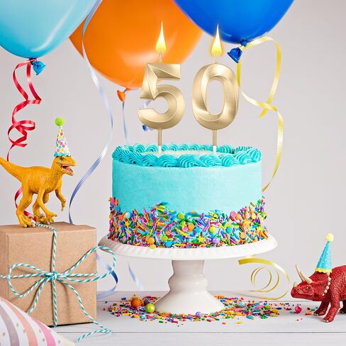 60th Birthday Candles, Number 60 Candles, Happy Birthday Cake Topper 60 Candle 60th Birthday Decorations for Men Women Birthday Theme Party Wedding Anniversary Celebration Decorations(Champagne Gold) in Saudi Arabia