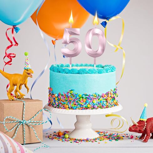 60th Birthday Candles, Number 60 Candles, Happy Birthday Cake Topper 60 Candle 60th Birthday Decorations for Men Women Birthday Theme Party Wedding Anniversary Celebration Decorations(Champagne Gold) in Kuwait