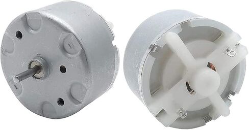 محرك تيار مستمر كهربائي صغير RF-500TB-18280، محرك بتيار مستمر 1.5 فولت-5 فولت 2700 دورة في الدقيقة، محرك بقطر 32 مم، حزمة من قطعتين in Kuwait