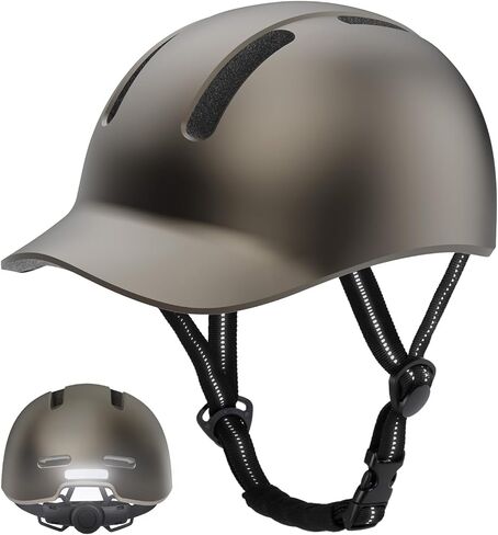 Bike Helmet, Shinmax Adult Bike Helmets for Men Women Bicycle Helmet Lightweight Adjustable Baseball Cap Cycling Helmet with Reflective Strip for Urban Commuter Road Biking in Saudi Arabia