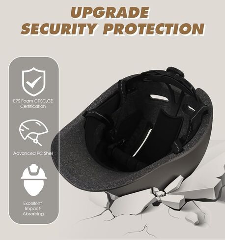 Bike Helmet, Shinmax Adult Bike Helmets for Men Women Bicycle Helmet Lightweight Adjustable Baseball Cap Cycling Helmet with Reflective Strip for Urban Commuter Road Biking in Saudi Arabia