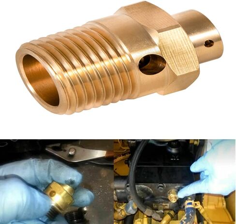 ST-4 صمام أمان منبثق مناسب لـ Excel LSV-5238 Ref # Bendix 131081 Cummins 3559097 3403479 Mack 691GC224 صمام تخفيف الضغط 250 رطل لكل بوصة مربعة، 1/2 بوصة NPT in Kuwait