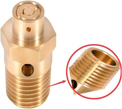 ST-4 صمام أمان منبثق مناسب لـ Excel LSV-5238 Ref # Bendix 131081 Cummins 3559097 3403479 Mack 691GC224 صمام تخفيف الضغط 250 رطل لكل بوصة مربعة، 1/2 بوصة NPT in Kuwait