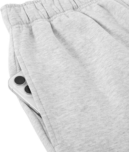 Womens High Waist Cargo Sweatpants Baggy Fleece Casual Workout Jogger Pants with Pockets in Saudi Arabia
