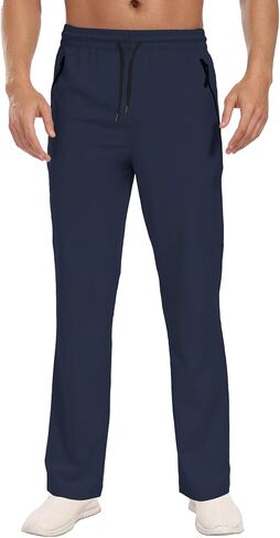 Hiking Pants Men Cargo Pants Water Resistant Lightweight Work Casual Pants Joggers with Zipper Pockets Outdoor HH24019M in Saudi Arabia