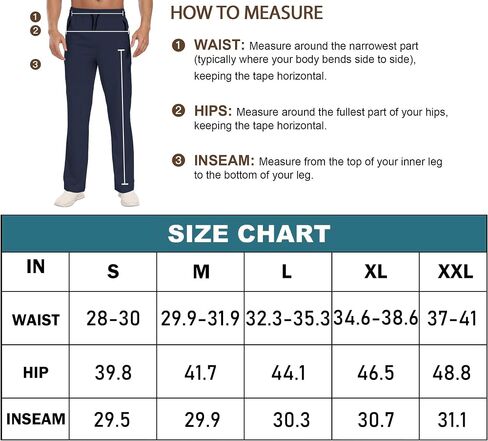 Hiking Pants Men Cargo Pants Water Resistant Lightweight Work Casual Pants Joggers with Zipper Pockets Outdoor HH24019M in Saudi Arabia