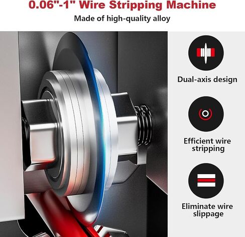 Manual Wire Stripping Machine Gauge Wire 0.06-1 inches,Scrapping Copper Wire Peeler Machine,Drill Powered Hand Crank Wire Stripper Tool for Scrap Copper Recycling in Saudi Arabia