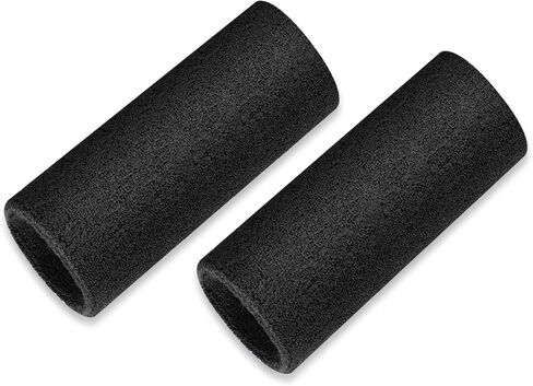 2 PCS Wrist Sweatbands 5.9 Inch Elastic Football Sweatbands for Women Sports Thick Wrist Sweatbands for Men Wrist Sweat Bands for Women, Workout Wrist Band for Football Running Black in Saudi Arabia