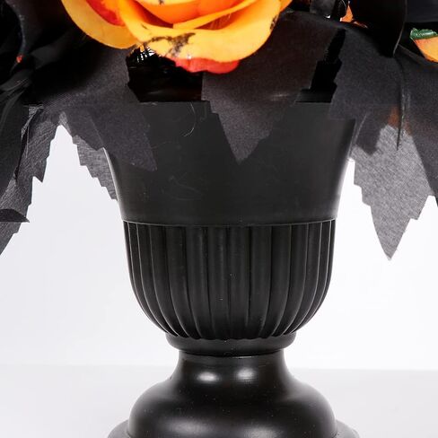 S-DEAL Halloween Decorations Table Artificial Flowers, Halloween Witch Boot and Fake Rose Tabletop Centerpieces Halloween House Haunted Decor 13x17 Inches in Saudi Arabia