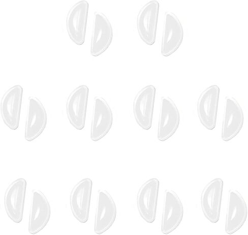10Pairs Silicone Adhesive Eyeglass Nose Pads, 3.5mm Thickness Anti Slip Nose Grips with Air Bag for Sunglasses Eyeglasses in Kuwait