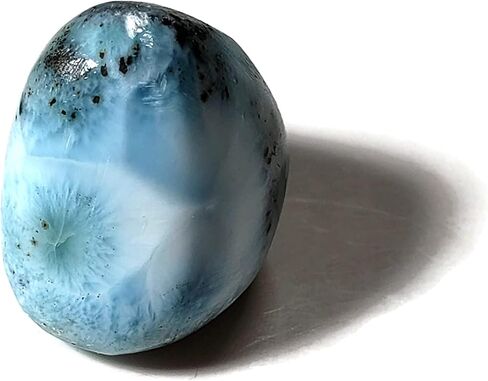 قطعة واحدة من حجر اللاريمار الصغير من الدرجة A، حجر كريم كريستالي طبيعي مصقول يدويًا من جمهورية الدومينيكان - أزرق، أبيض، فيروزي، أزرق مخضر، أسود، خوخ in Kuwait