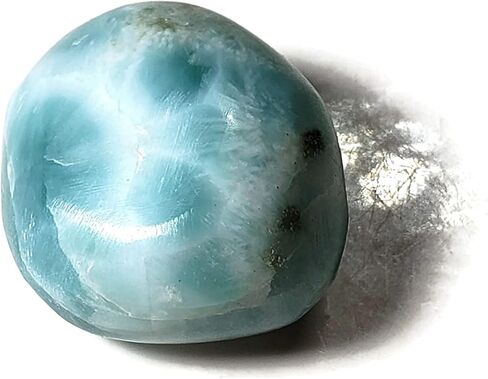 قطعة واحدة من حجر اللاريمار الصغير من الدرجة A، حجر كريم كريستالي طبيعي مصقول يدويًا من جمهورية الدومينيكان - أزرق، أبيض، فيروزي، أزرق مخضر، أسود، خوخ in Kuwait