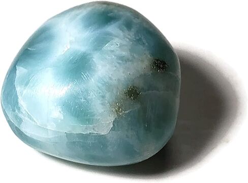 قطعة واحدة من حجر اللاريمار الصغير من الدرجة A، حجر كريم كريستالي طبيعي مصقول يدويًا من جمهورية الدومينيكان - أزرق، أبيض، فيروزي، أزرق مخضر، أسود، خوخ in Kuwait