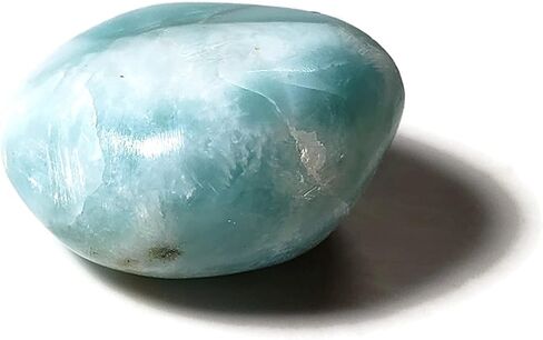 قطعة واحدة من حجر اللاريمار الصغير من الدرجة A، حجر كريم كريستالي طبيعي مصقول يدويًا من جمهورية الدومينيكان - أزرق، أبيض، فيروزي، أزرق مخضر، أسود، خوخ in Kuwait