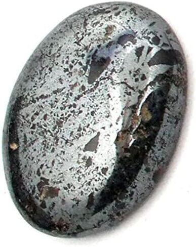 Hematite Oval Worry Stones, Palm Healing Crystal, Woory Thumb Stone, Hand Carved Natural Gem Pocket Palm Healing Crystals Chakra Reiki Healing Balancing in Saudi Arabia