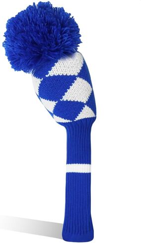 Golf Head Covers Knitted Woods Driver Fairway Hybrid Pom Pom Cover Washable Soft Kint Headcover 1 3 5 for Men Women Kids Sold in Separate in Kuwait