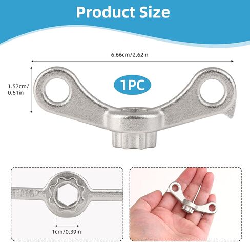 Steel Bike Crank Removal Tool, Easy Bicycle Crank Arm Remover Compatible with Shimano Chainring Cranks, Crankset Crank Adjusting Cap Install Removal Tool with Built-in Hooks in Saudi Arabia