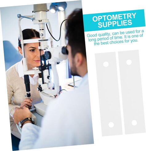 iplusmile 5 Packs Optometry Consumables Accessories Disposable Paper Safety Optometry Accessories Disposable Optical Chin Chinrest Cover Chin Rest Paper Optometry Computer White China in Saudi Arabia