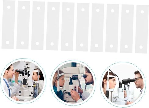 iplusmile 5 Packs Optometry Consumables Accessories Disposable Paper Safety Optometry Accessories Disposable Optical Chin Chinrest Cover Chin Rest Paper Optometry Computer White China in Saudi Arabia