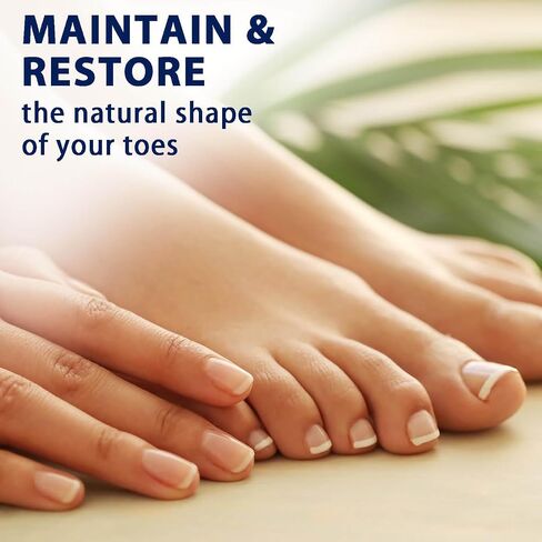 Toe Separators for Women Men, 2 Pairs Toe Spacers Bunion Corrector to Correct Bunions, Toe Silicone Straightener Stretcher Spreaders for Curled Toes (Beige) in Saudi Arabia