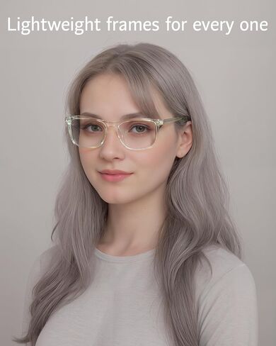 ANRRI Blue Light Glasses Men Anti Eyestrain Oversized Computer Gaming Glasses Women in Kuwait