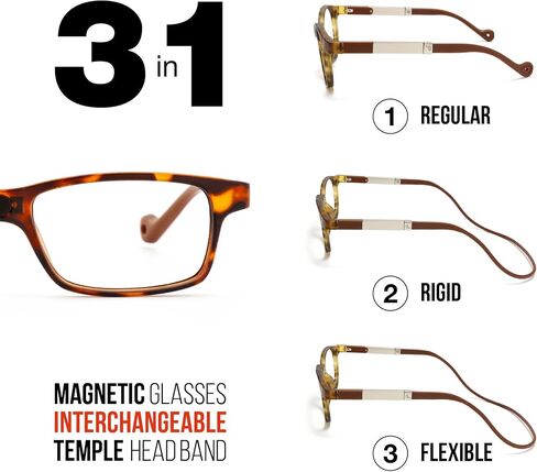 Reading Glasses with Magnets and Anti Blue Light Filter. 6 colors and 5 graduations – DIKRIK THYSSEN in Saudi Arabia