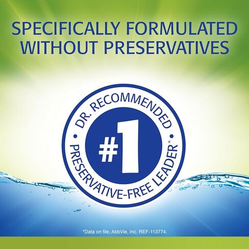 Refresh RELIEVA Xtra Preservative-Free Tears Lubricant Eye Drops, 0.33 fl oz (10 mL) in Saudi Arabia