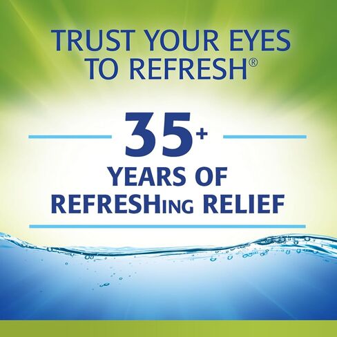 Refresh RELIEVA Xtra Preservative-Free Tears Lubricant Eye Drops, 0.33 fl oz (10 mL) in Saudi Arabia