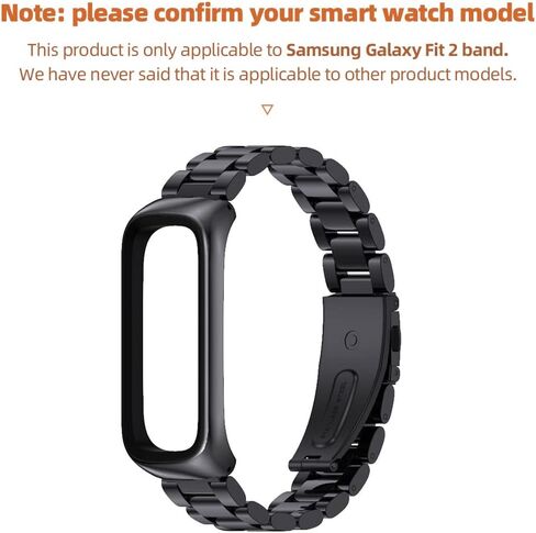 حزام MIJOBS متوافق مع عصابات Samsung Galaxy Fit 2 SM-R220 للنساء والرجال، وإكسسوارات سوار معصم بديلة لأشرطة رياضية لهاتف Samsung Galaxy Fit2 in Kuwait