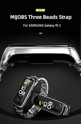 حزام MIJOBS متوافق مع عصابات Samsung Galaxy Fit 2 SM-R220 للنساء والرجال، وإكسسوارات سوار معصم بديلة لأشرطة رياضية لهاتف Samsung Galaxy Fit2 in Kuwait