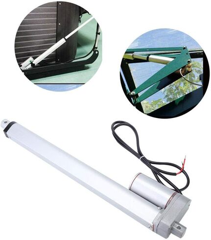 Linear Actuator, JS-TGZ-U1 Linear Actuator Electric DC Motor 30mm/s 300N 12VDC IP45 Actuator for Remote Control Centralized Control or Automatic Control(350mm) in Saudi Arabia