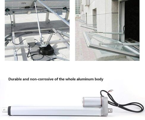 Linear Actuator, JS-TGZ-U1 Linear Actuator Electric DC Motor 30mm/s 300N 12VDC IP45 Actuator for Remote Control Centralized Control or Automatic Control(350mm) in Saudi Arabia