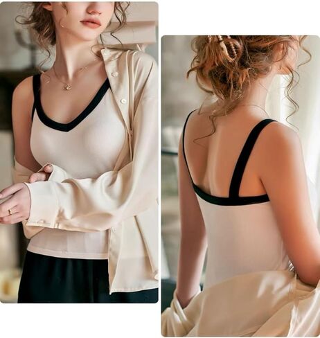 قمصان بدون أكمام للسيدات من zebemay برقبة عالية وفضفاضة وأساسية بلون سادة كاجوال للصيف بدون أكمام S-XL in Kuwait