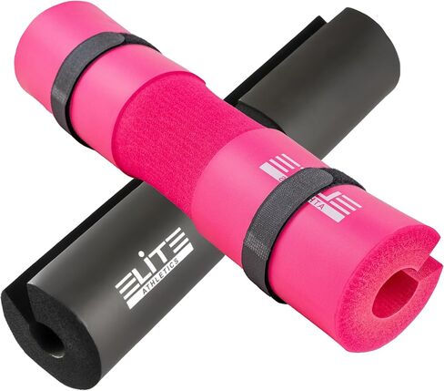 Barbell Pad with Secure Straps & Carry Bag for Squats, Lunges, and Hip Thrust Foam - Thick Foam Cushion in Kuwait