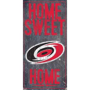 Fan Creations NHL Carolina Hurricanes Unisex Carolina Hurricanes Home Sweet Home, Team Color, 6 x 12