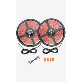American Owned 2 Pack Boat LED Light Strips 12v Waterproof - Boat Lights with adhesive Backing - Marine Led Strip Lights - Ideal for Fishing Boat, Pontoon Boat, Jon Boat, Kayak, Deck Boat (Red)