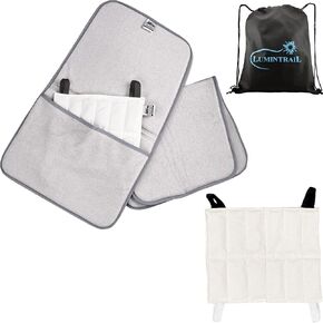 Chattanooga Heating Pad Hot Pack, 10x12 Standard Size Hydrocollator Moist Heat Pack with Terry Cover for Pain Relief, Reusable Heating Pad for Back, Quad, Hamstring, with a Drawstring Bag