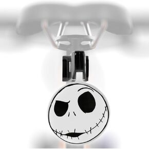 Disney Tim Burton’s The Nightmare Before Christmas LED Bike Light – IPX4 Water Resistant Bike/Scooter Light with Multiple LED Light Settings- Jack Skellington| Disney Bicycle Accessories
