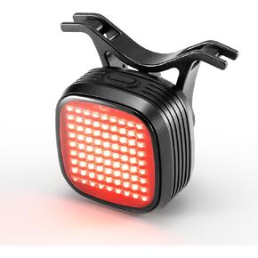 ROCKBROS Break Sensing Bike Light Smart Bike Tail Light Rechargeable 12 Lighting Modes IPX6 Waterproof Co Frequency Bike Light