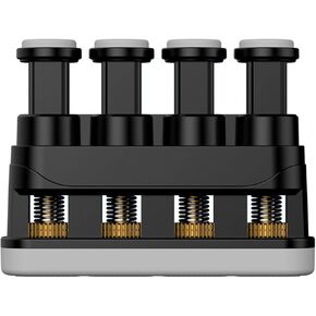 Hand Exerciser Finger Strengthener Tension Adjustable Trainer for Piano Guitar Finger Training Rock Climbing and Arthritis Treatment (Black)