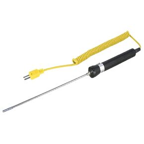 REED Instruments R2940 Air/Gas Thermocouple Probe, Type K, -58 to 1652°F (-50 to 900°C)
