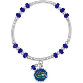 من القلب فلوريدا غاتورز اللبلاب تمتد سوار الفضة والمجوهرات هدية UF، 7 5 بوصة in Kuwait