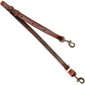 Adjustable Heavy-Duty Horse Tie Down Strap – Horse Tie Down Made with Premium Leather & Non-Rust Stainless Steel Hardware