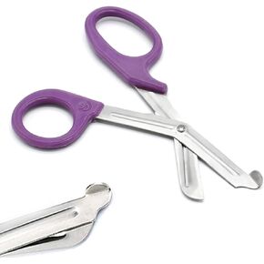 Paramedic Utility Purple Bandage First AID Trauma EMT EMS Shears Scissors 5.5 INCH Stainless Steel (PC Brand)