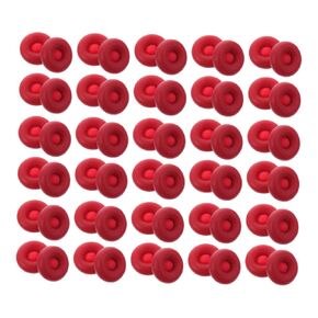 50pcs Nozzle Protective Cover 8 Shot Ring Caps Caulk Remover Leakproof Cover Hose Bib Plate Adhesive Caulk Seal and Peel Removable Caulk Cap Tool Eyelash Makeup Remover