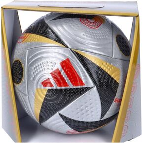adidas Fussballliebe Finale Euro 2024 FIFA Quality Pro Ball IS7436, Unisex Footballs, Silver, 5 EU
